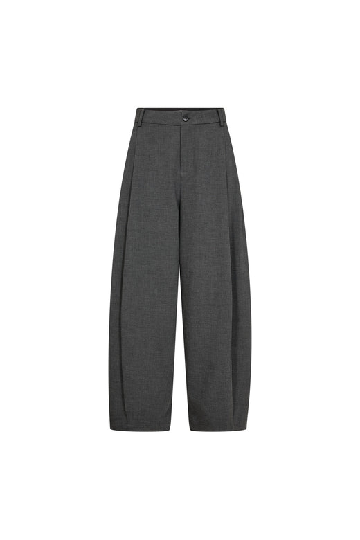 Co´Couture - Priscillacc Pleat Barrel Pant 500824 - 65003 - Mid Grey