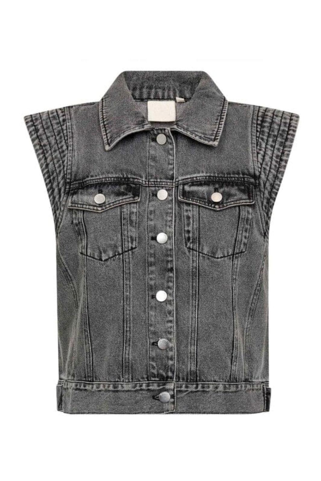 Gossia - Minnago Vest G2978 - Grey Washed