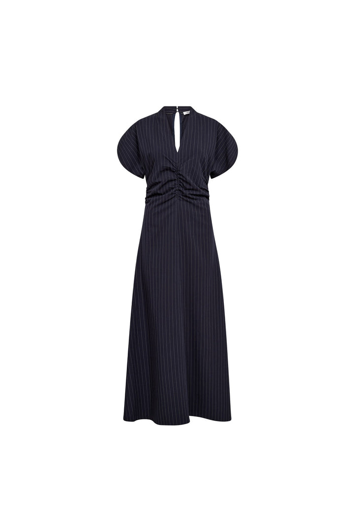 Co´Couture - Licacc Pin Gathering Dress 500501 - 40007 - Navy