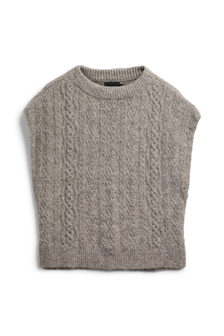 Pieces - Pcnosie Poncho - 4579702 Fossil