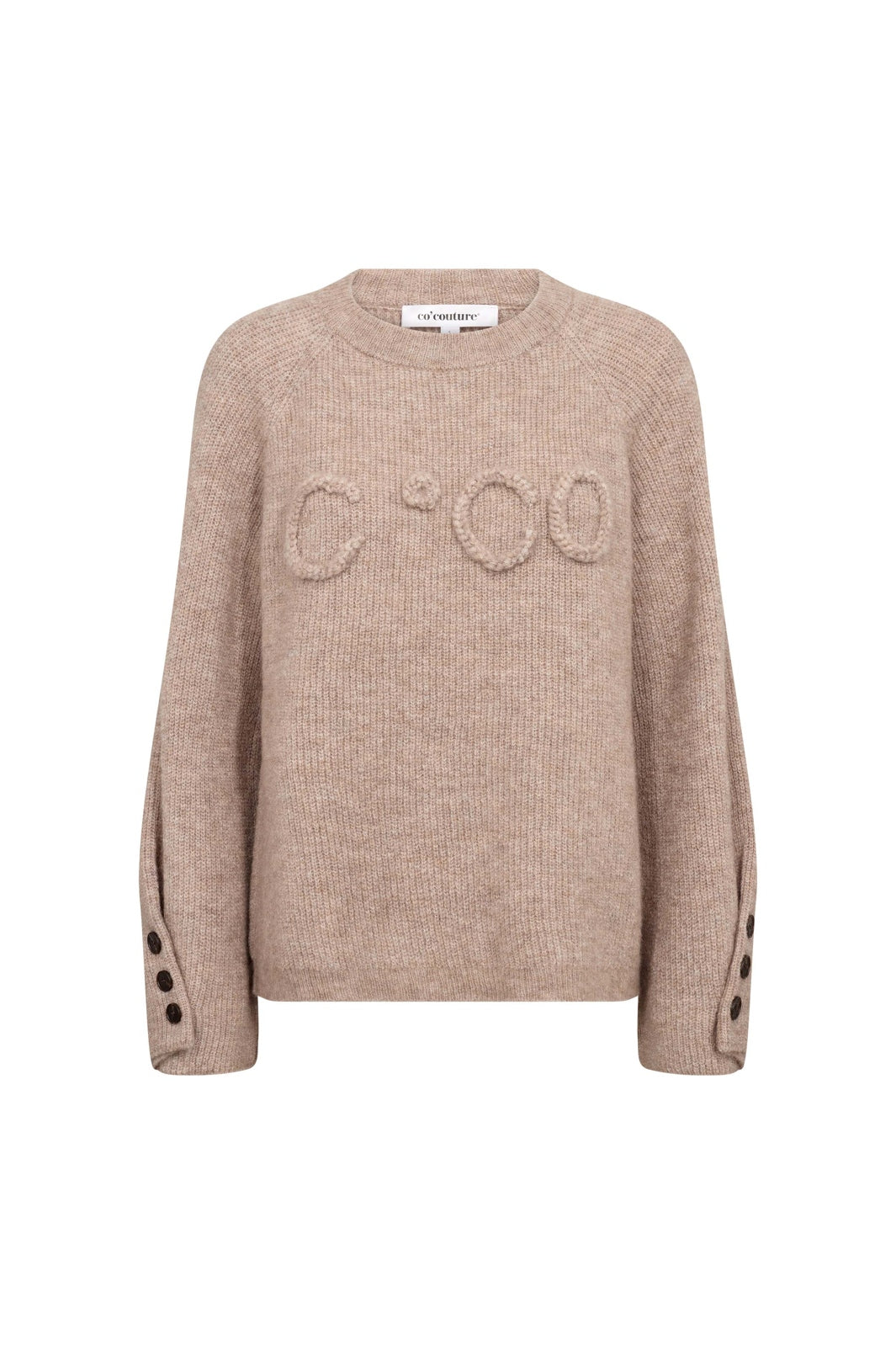Co´Couture - Aellecc Ls Knit 500584 - 20009 - Walnut