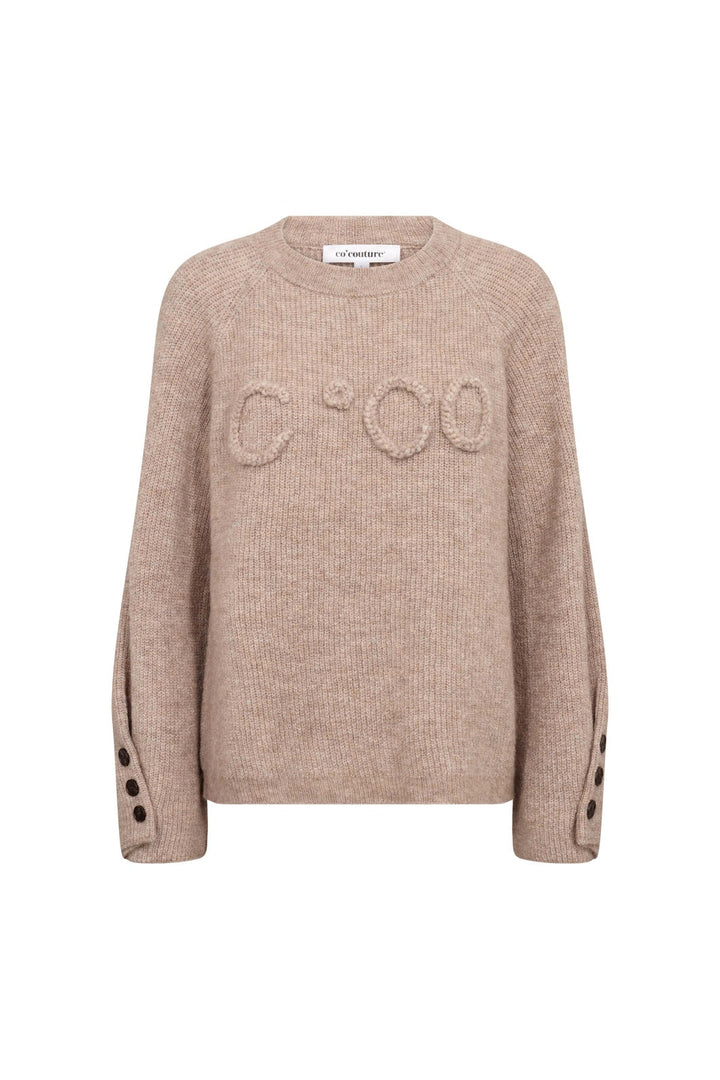 Co´Couture - Aellecc Ls Knit 500584 - 20009 - Walnut