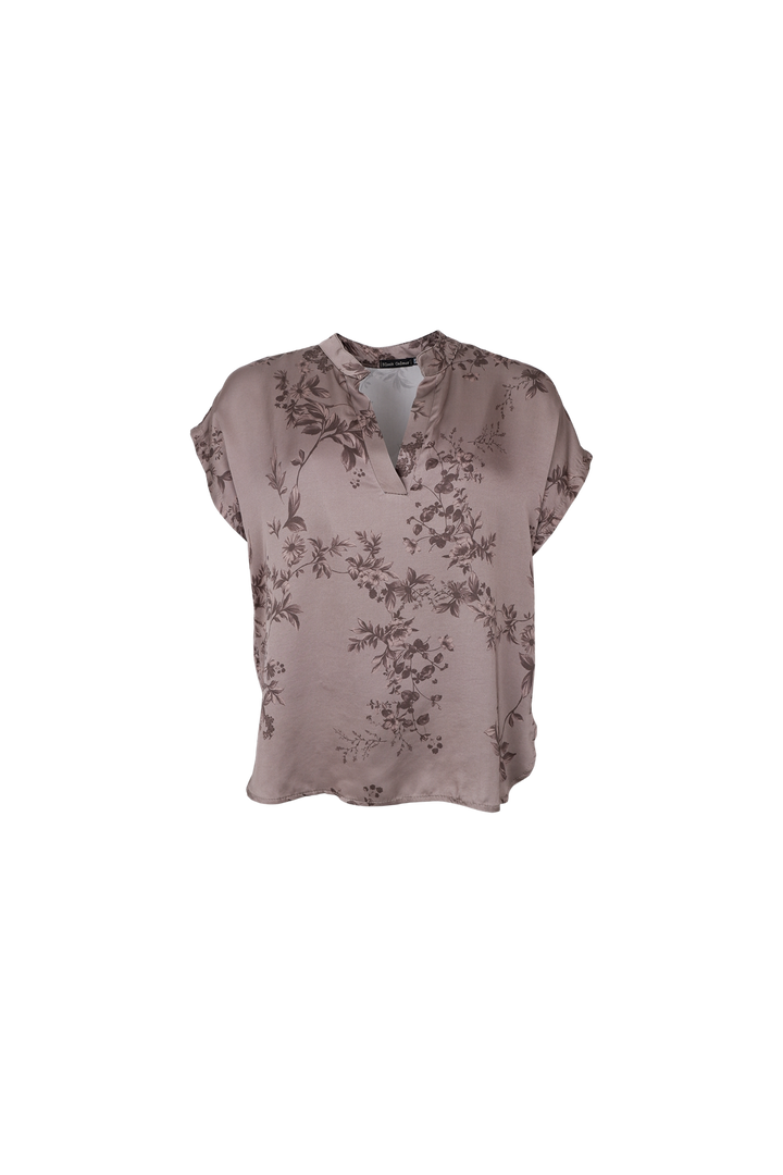 Black Colour - Bcnancy Ss Blouse 41240 - Taupe