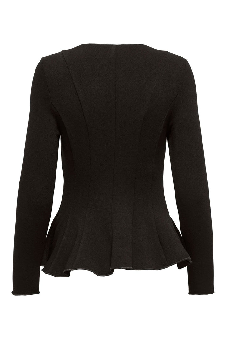 Only - Onlkenya L/S Peplum Top - 4957220 Chocolate Torte