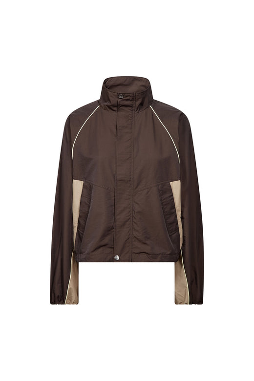 Co´Couture - Aloracc Block Jacket 500846 - 20003 - Dark Brown