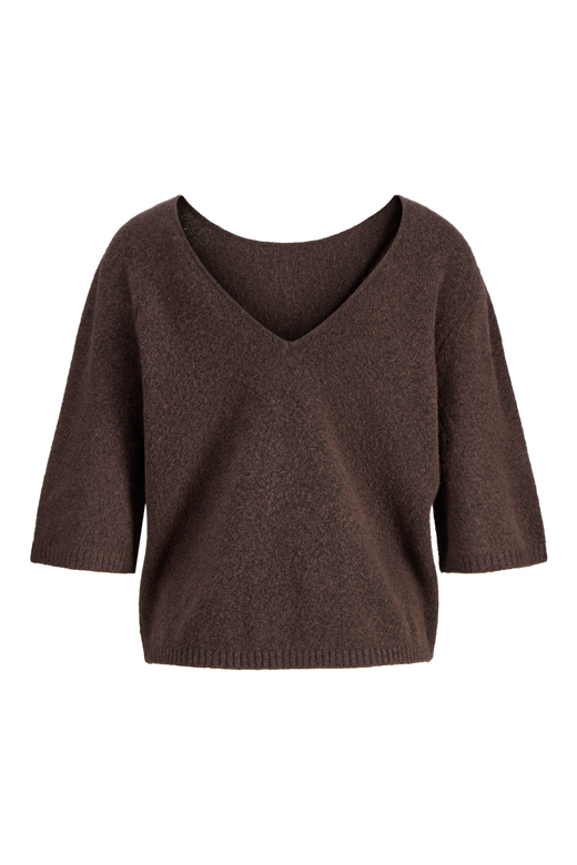 Jjxx - Jxclara Diverse Ss Knit - 4959832 Seal Brown