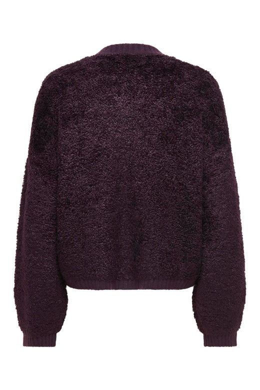 JDY - Jdyeira Life L/S Oneck Cardigan Knt - 5105886 Plum Perfect