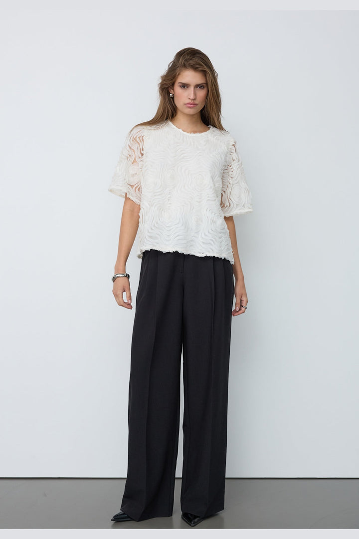 Co´Couture - Giovannacc Ss Blouse 500572 - 10002 - Off-White
