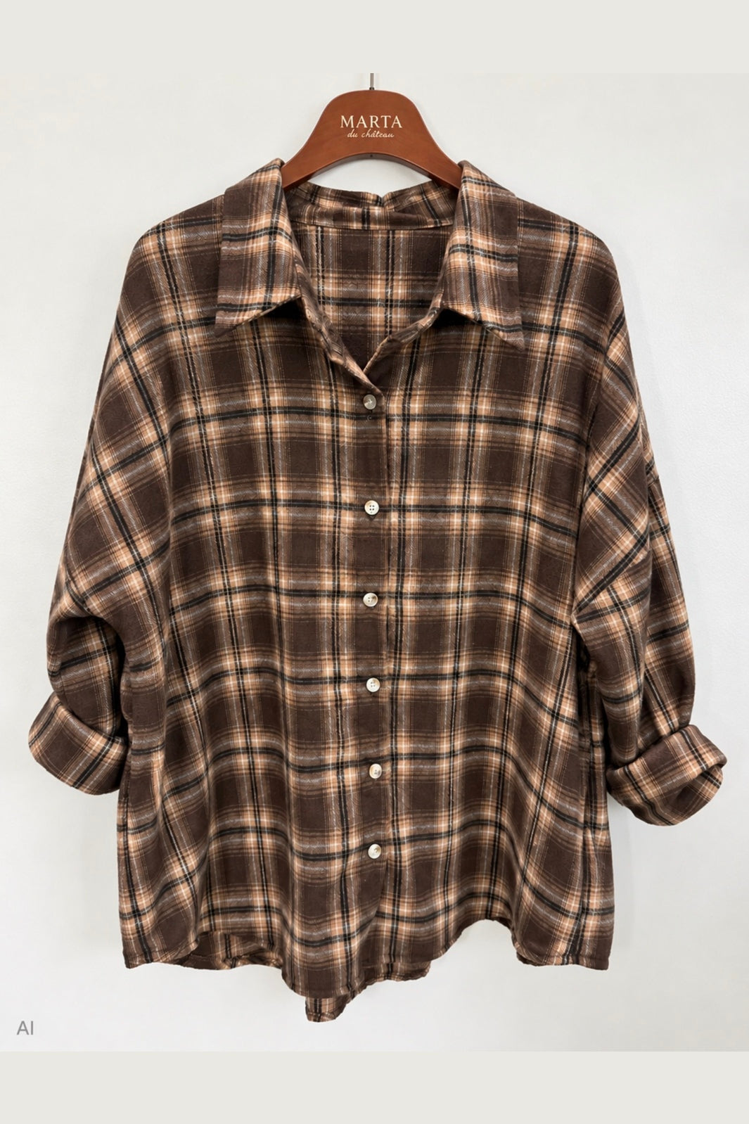 Marta Du Chateau - Mdccloud Shirt 92050 - Brown
