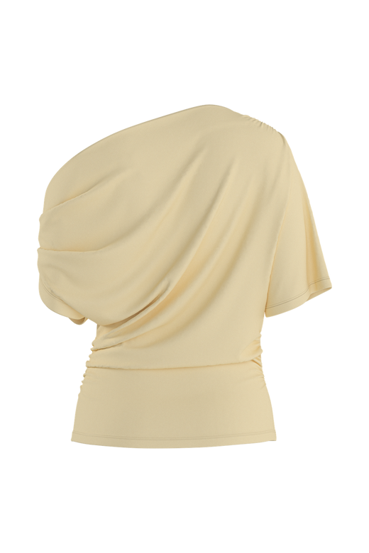 Hypedrop - Hdkamma Draped Off-Shoulder Top 32000845 - 5196118 - Anise Flower