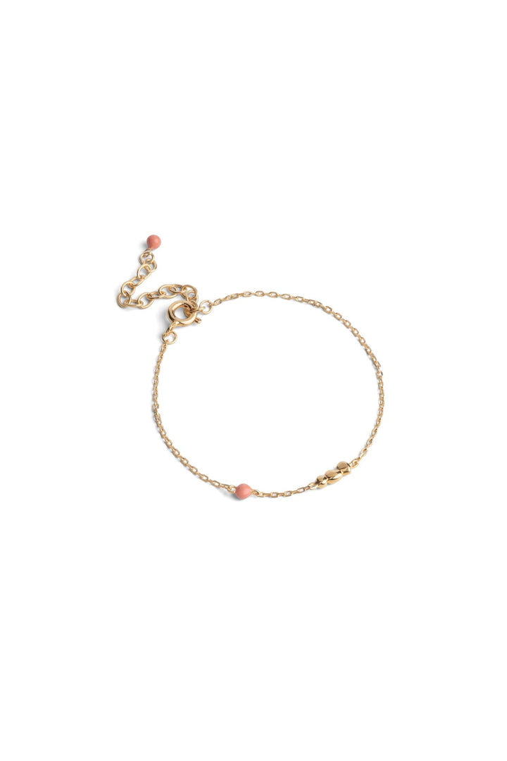 Enamel Copenhagen - Bracelet, Nara B157G - Light Coral