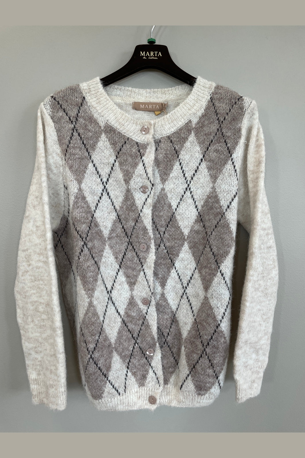 Marta Du Chateau - Mdcnovara Knit 9727 - Beige/Fango
