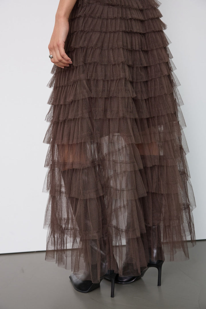 Co´Couture - 34238 Jadecc Skirt 500622 - 20016 - Bison