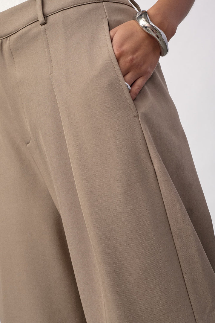 Co´Couture - Lunacc Pleat Pant 500391 - 20018 - Taupe