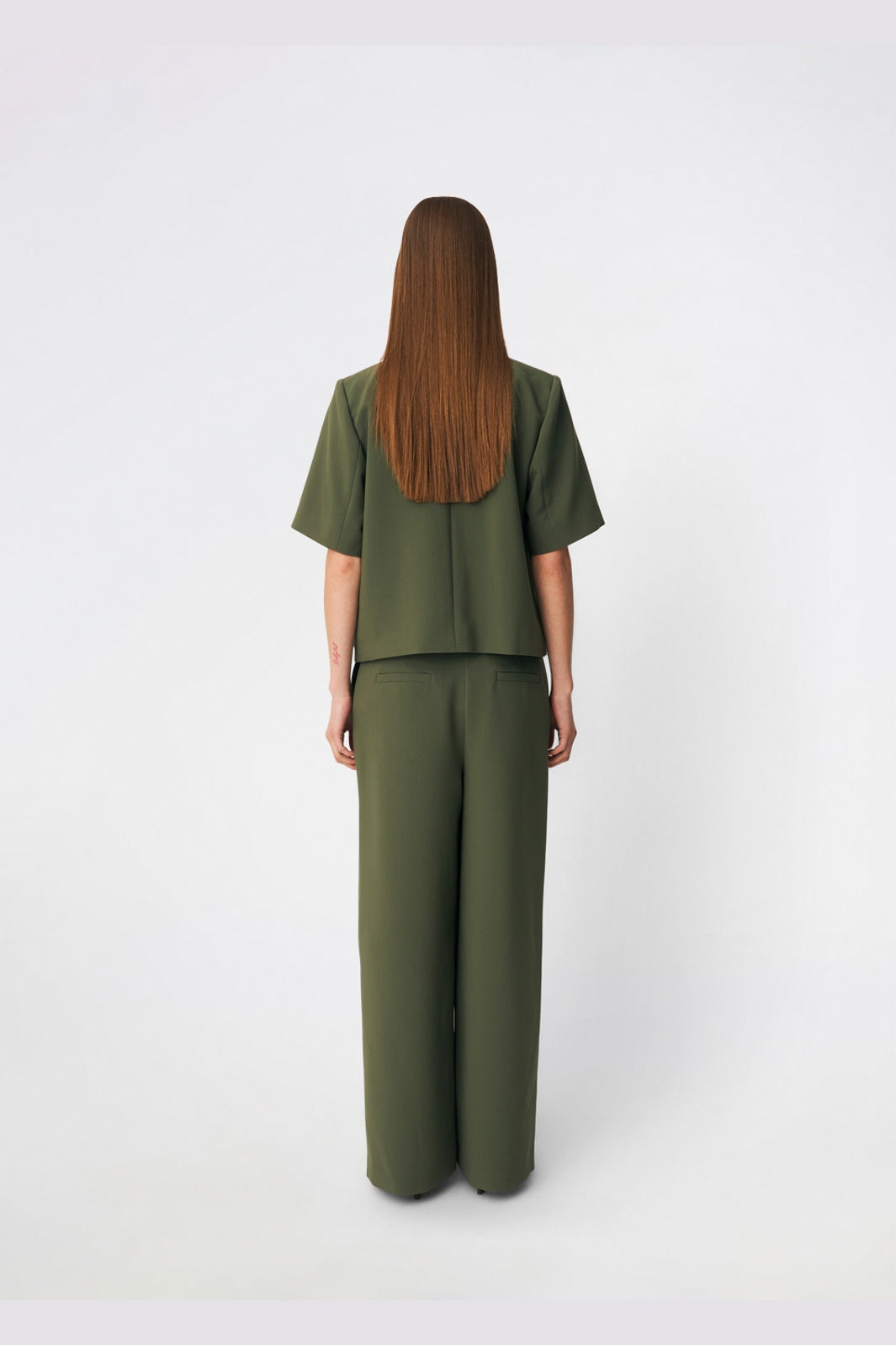 Modström - Galemd Wide Pants 58887 - 2201 - Army Dust