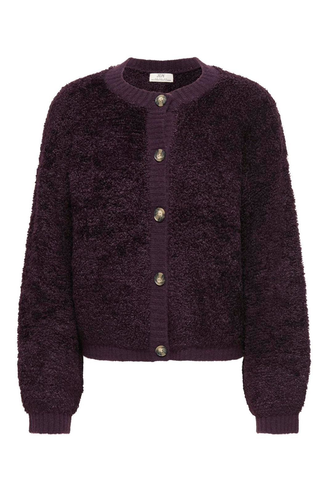 JDY - Jdyeira Life L/S Oneck Cardigan Knt - 5105886 Plum Perfect