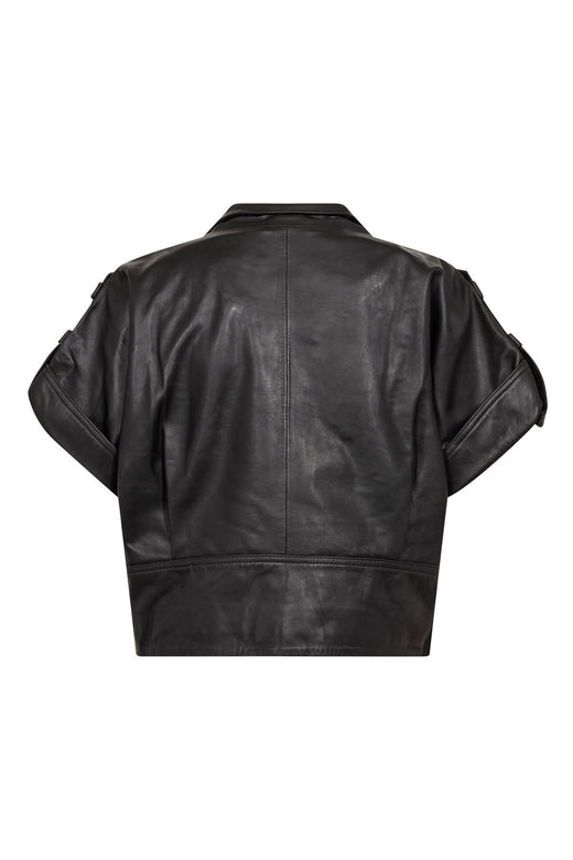 Co´Couture - Phoebecc Leather Vest 500412 - 65001 - Black
