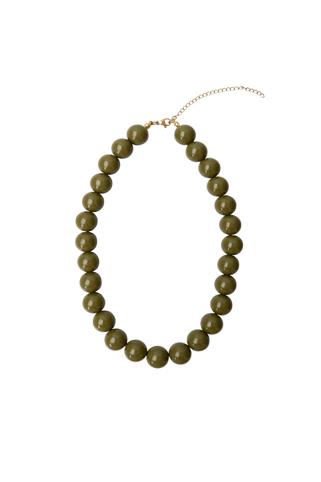 Black Colour - Bcholly Double Necklace 4562 - Army