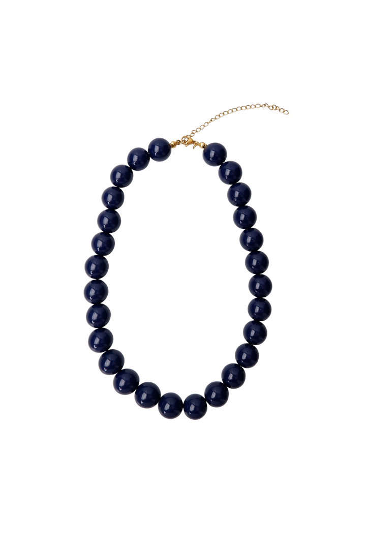 Black Colour - Bcholly Double Necklace 4562 - Navy