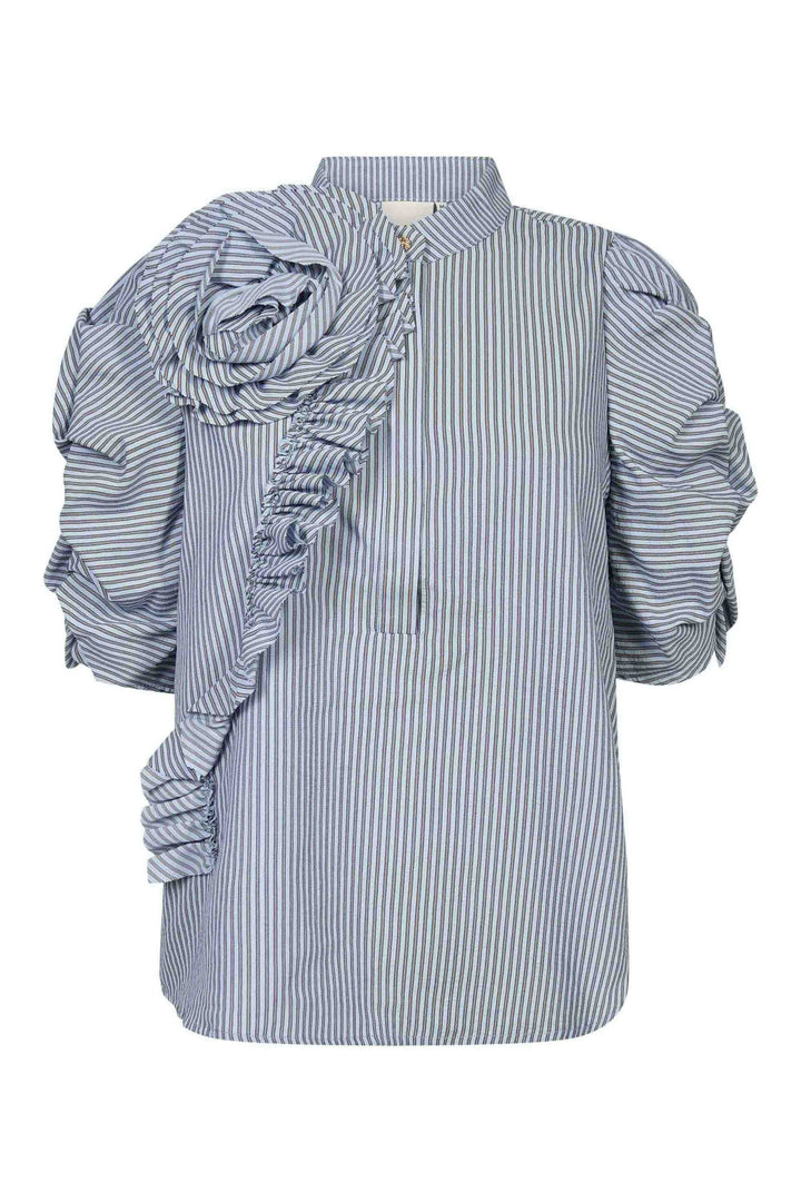 Gossia - Zabinago Ea Blouse G3229 - Dusty Blue