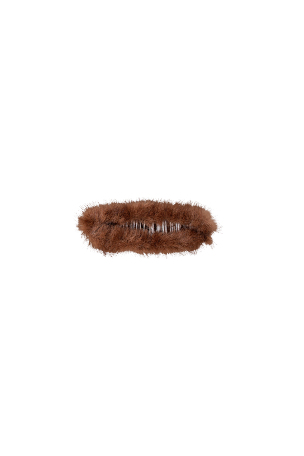 Black Colour - Bcfurry Hair Claw 6078 - Coffee
