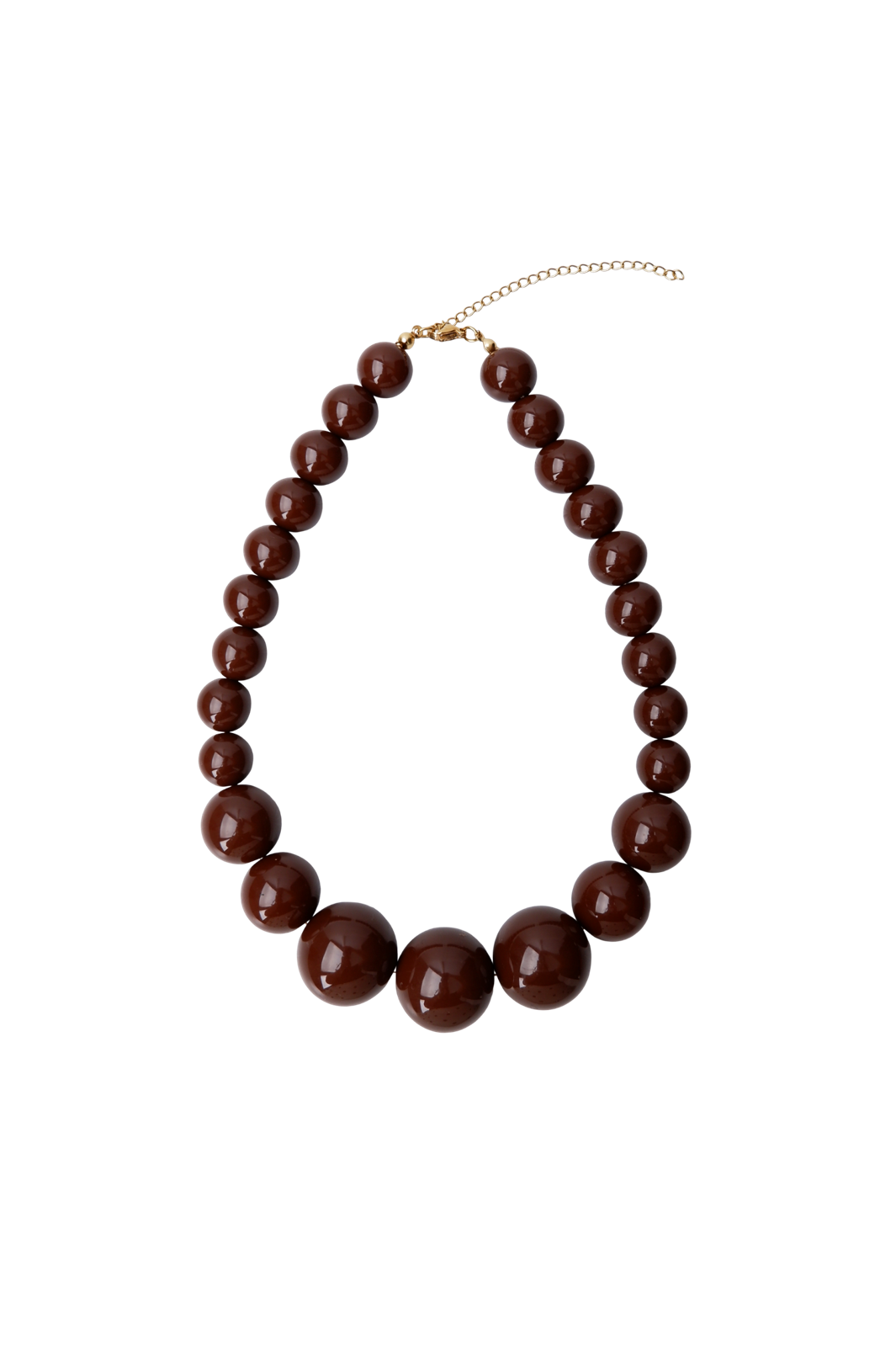 Black Colour - Bcholly Double Necklace 4562 - Coffee
