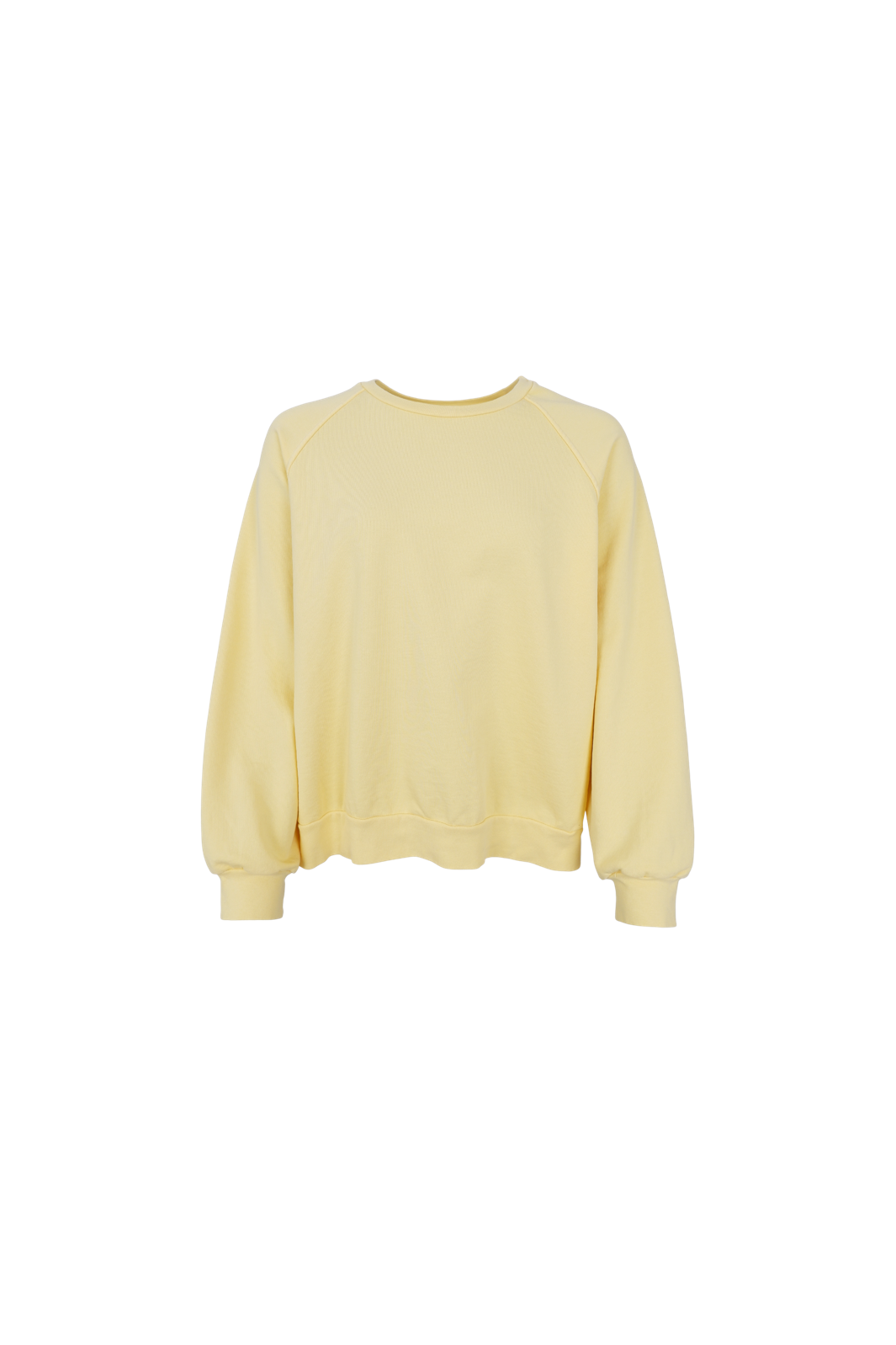 Black Colour - Bcevy Raglan Sweatshirt 41121 - Lt. Yellow