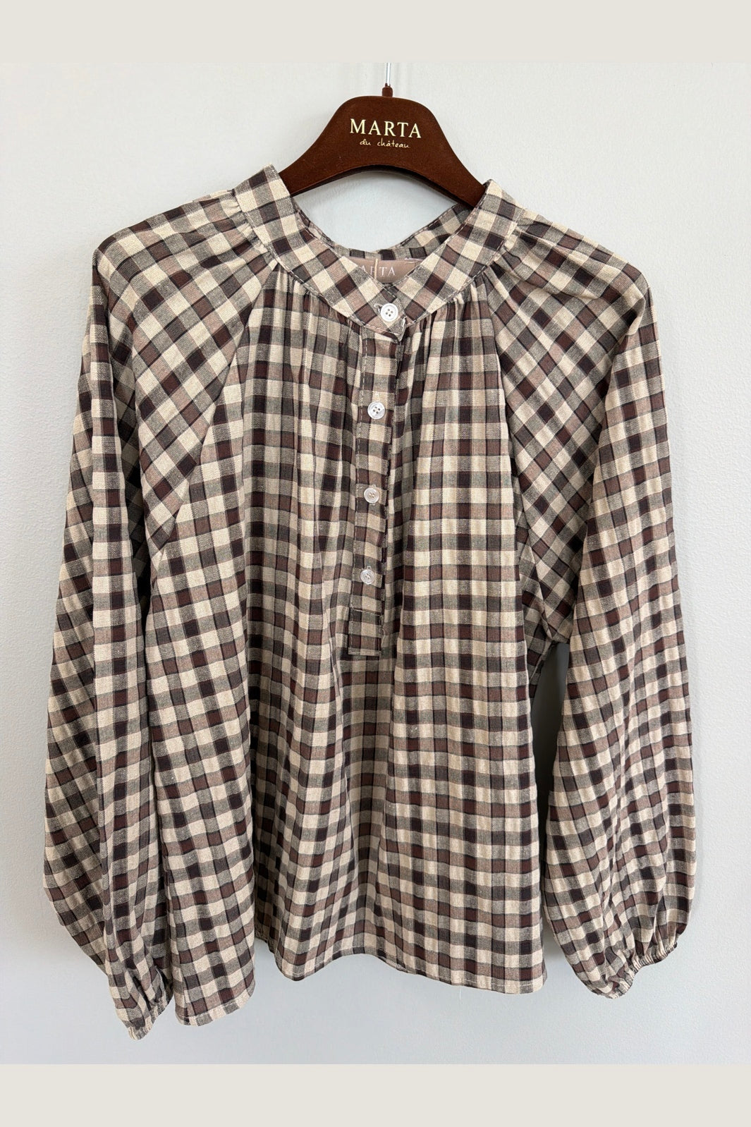Marta Du Chateau - Mdczephyr Blouse 8787 - Brown6