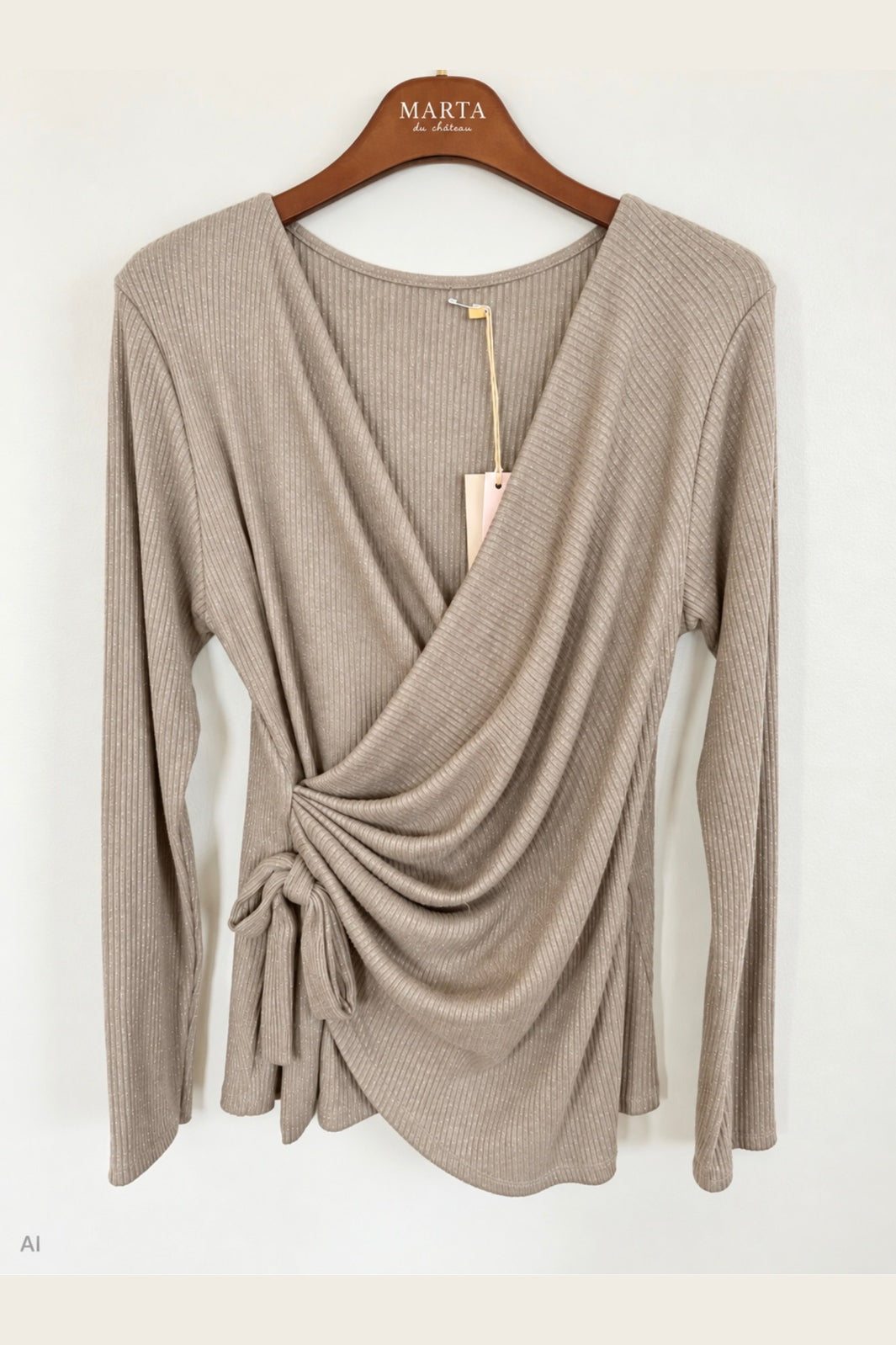 Marta Du Chateau - Mdctalina Blouse 1612- - Beige