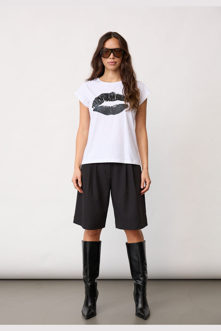 Co´Couture - 43099 Kisscc New Tee 503831 - 00000 - Black