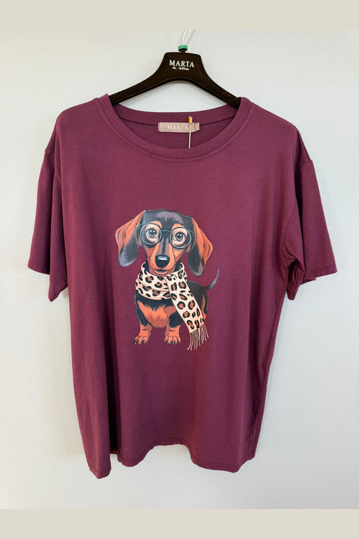 Marta Du Chateau - Mdcinge Tee 0532 - Bordeaux