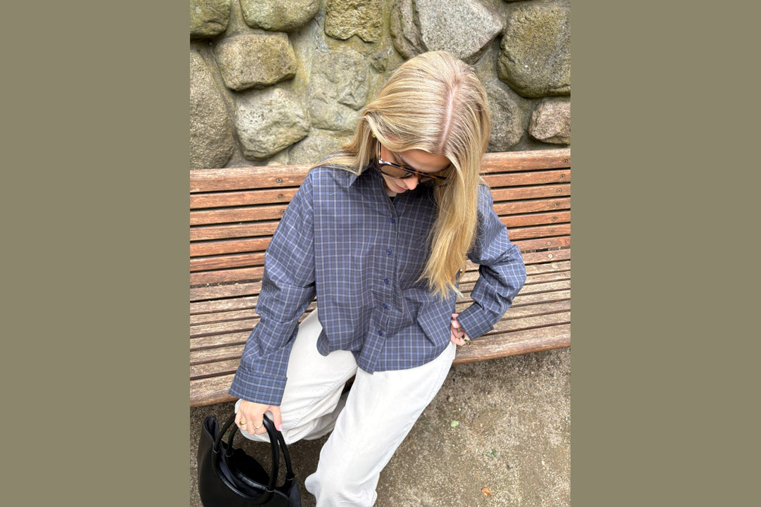 Noella - N-Marlon C Shirt 18140001 - 527 - Dodie Brown Blue Check