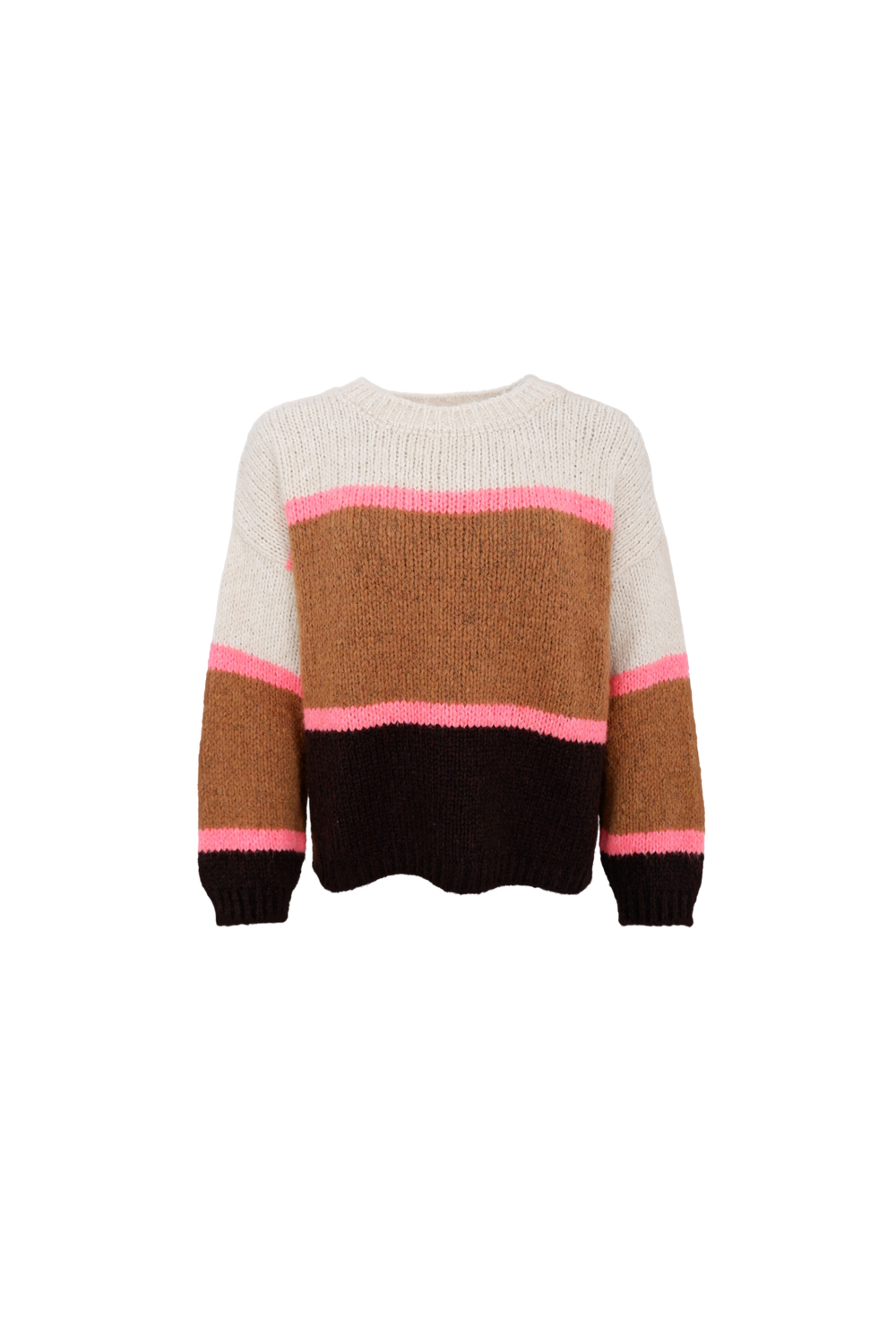 Black Colour - Bchildur Knit Jumper 1234 - Camel
