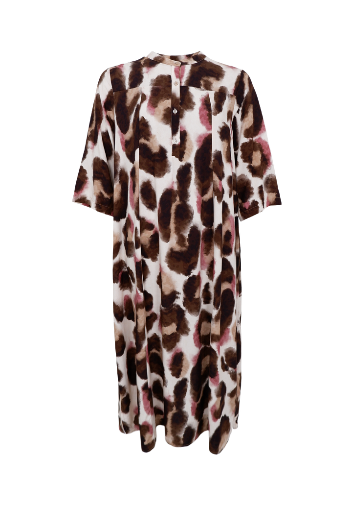 Black Colour - Bckenna Shirt Dress 40927 - Brown Rose