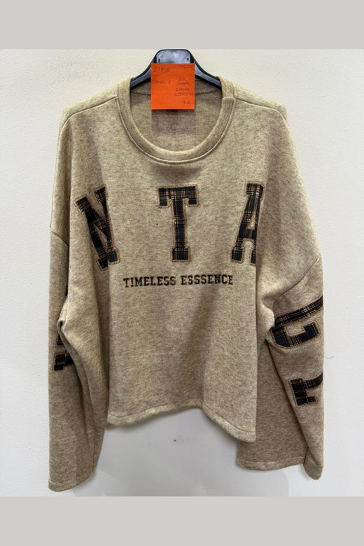 Marta Du Chateau - Mdcstardust Sweatshirt 2784B - Camel