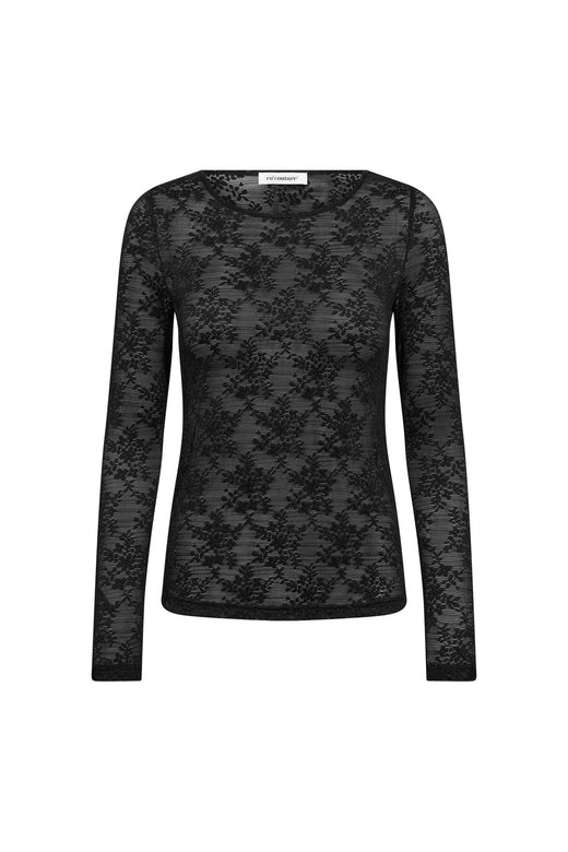 Co´Couture - Birtacc O-Neck Blouse 500589 - 65001 - Black
