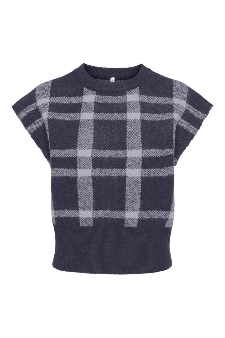 Only - Onlcarla Sl Jq O-Neck Knt - 5172489 Night Sky Dgm