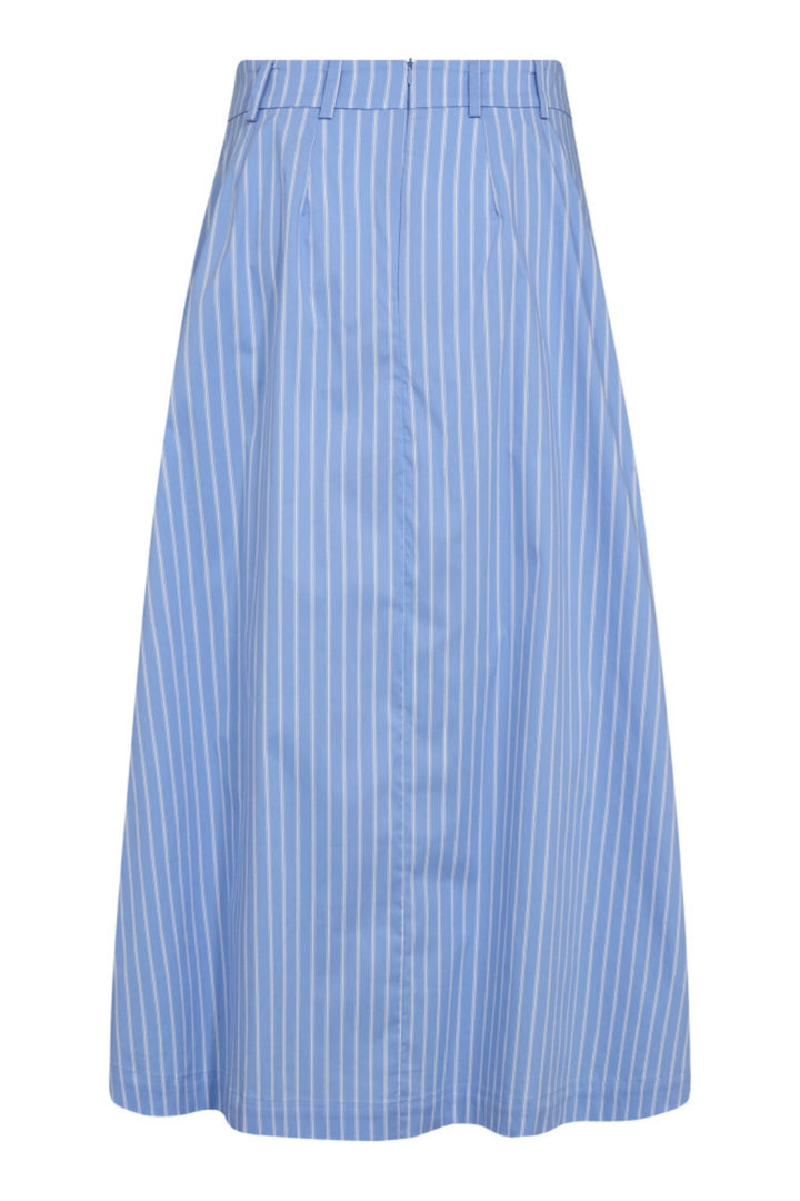 Co´Couture - Micacc Stripe Pleat Skirt 34225 - 23 - Pale Blue