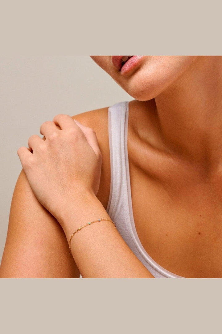 Enamel Copenhagen - Bracelet, Lola Simple B159G - Citrus Sky