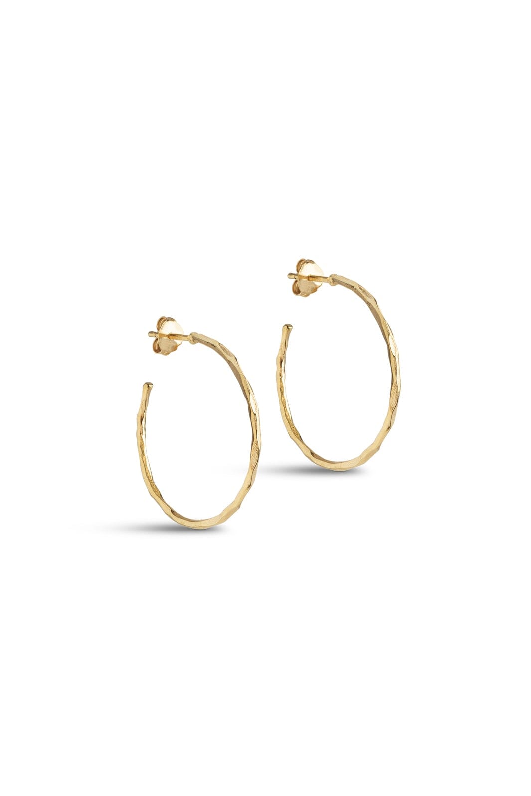 Enamel Copenhagen - Hoops, Organic Arena Medium E480GB - Gold Plated