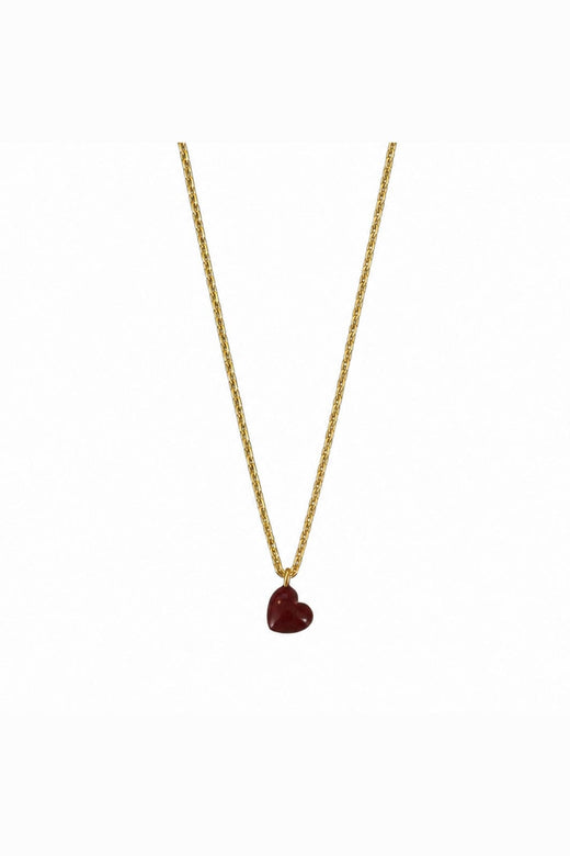 Enamel Copenhagen - Necklace, Grand Amore N162GB - Bordeaux