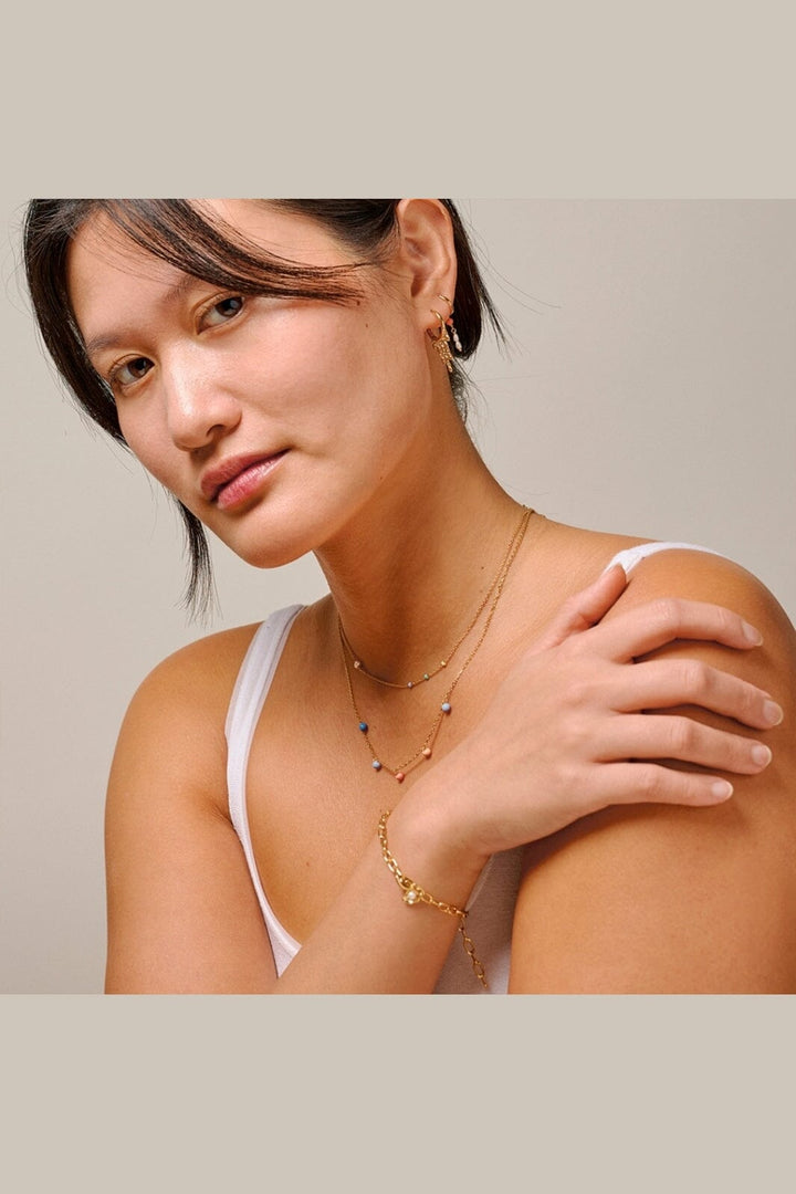 Enamel Copenhagen - Necklace, Theresia N151G - Sunset