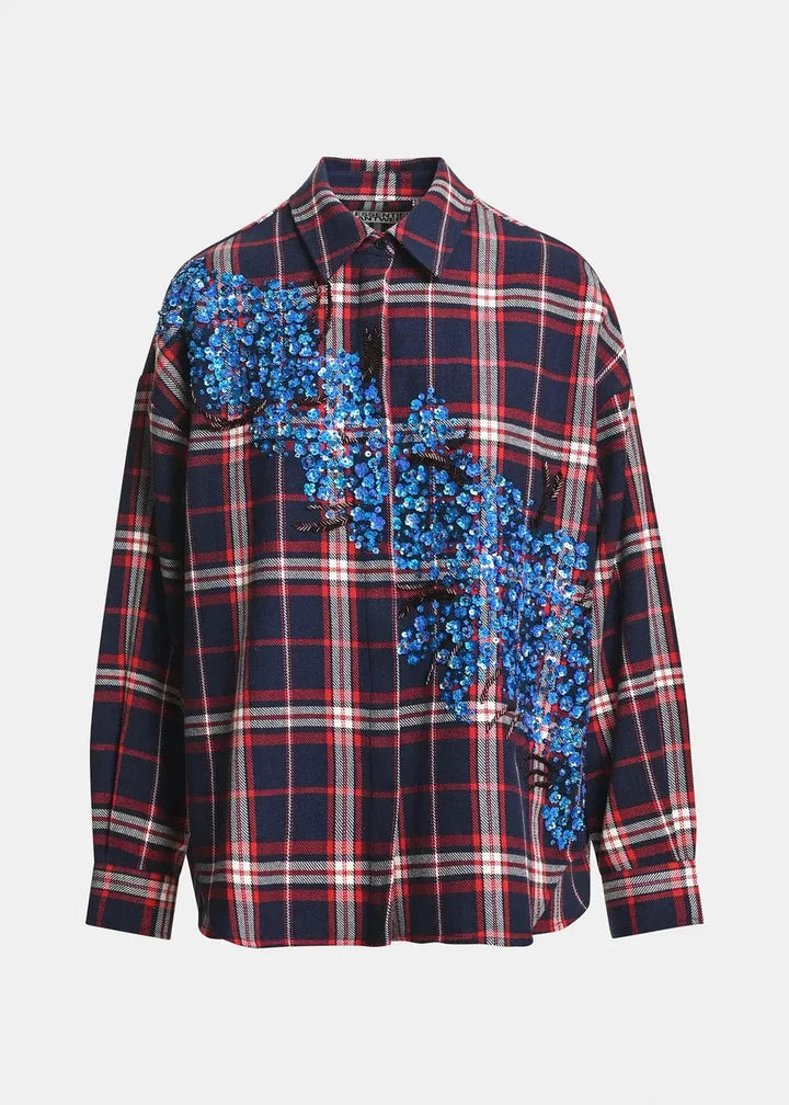 Essentiel Antwerp - Kirke Embellished Shirt - K1fs Combo1 Firestarter 