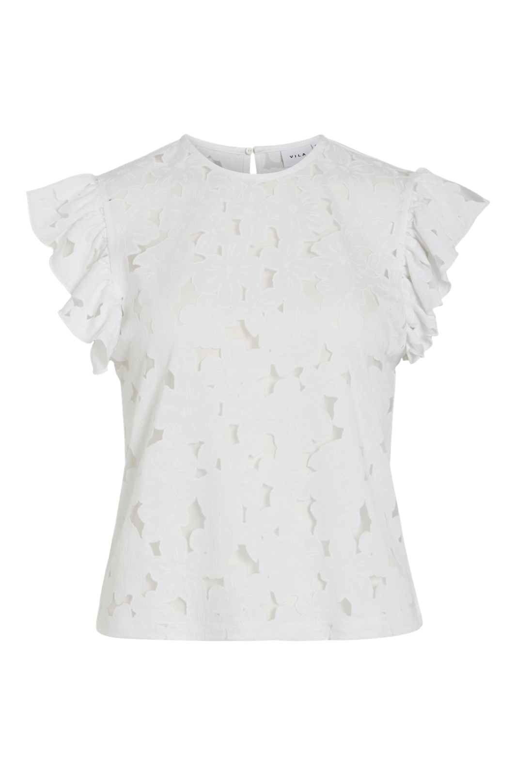 Vila - Vifia C/S Top - 4977495 Cloud Dancer