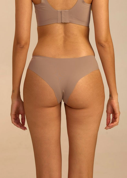 Femifemme - Invisible Soft Brazilian - Soft Mocha Trusser 