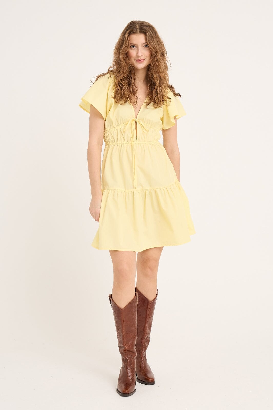 A-View - Fransisko Dress AV6065 - 079 - Light Yellow