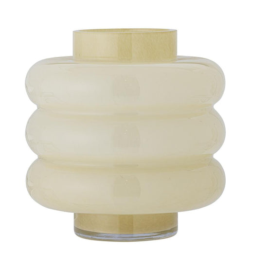 Bloomingville - Sahara Vase, Gul, Glas 82061724 - Yellow