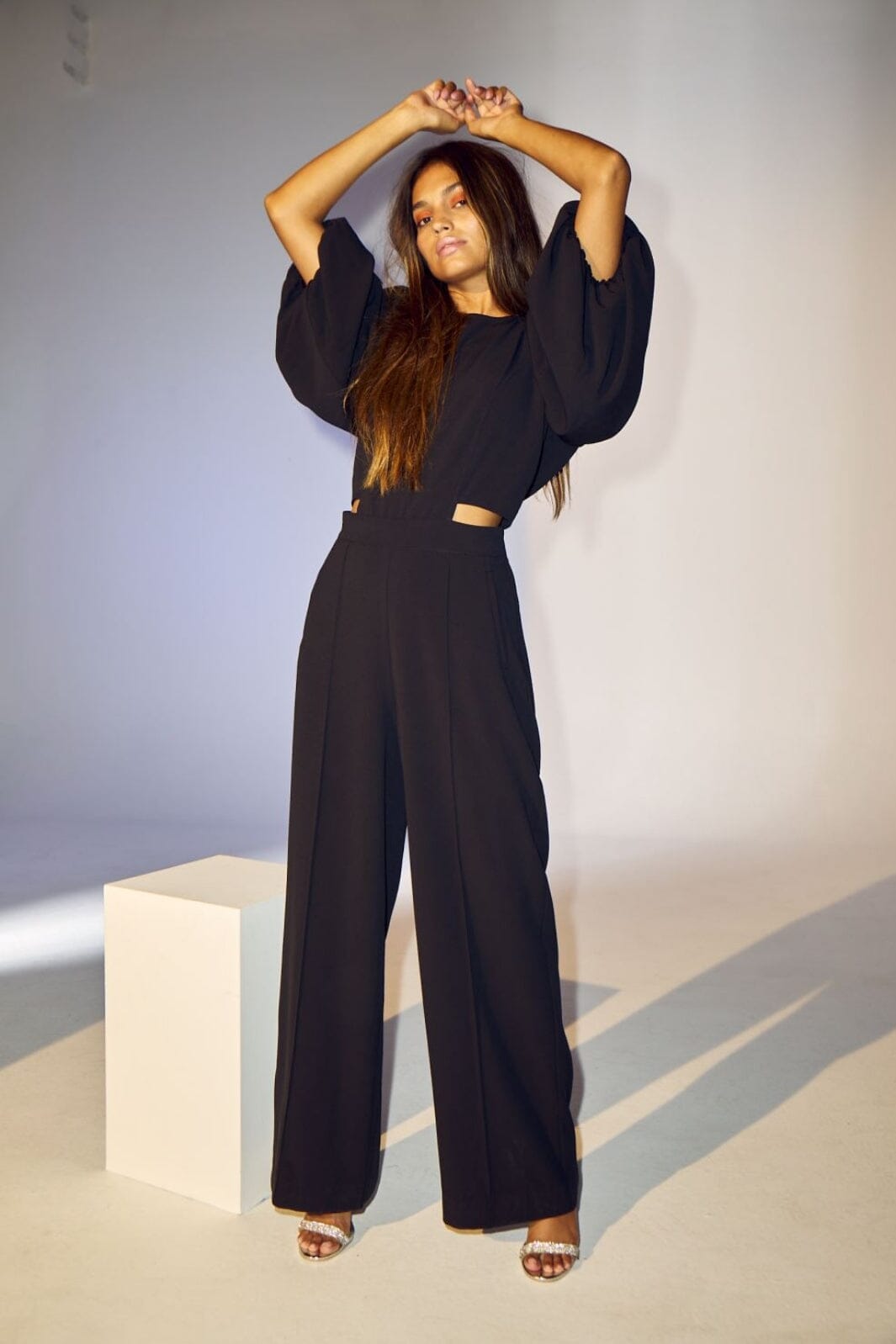 Forudbestilling - Co´couture - Alexa Cut Out Jumpsuit - Black (December) Buksedragter 
