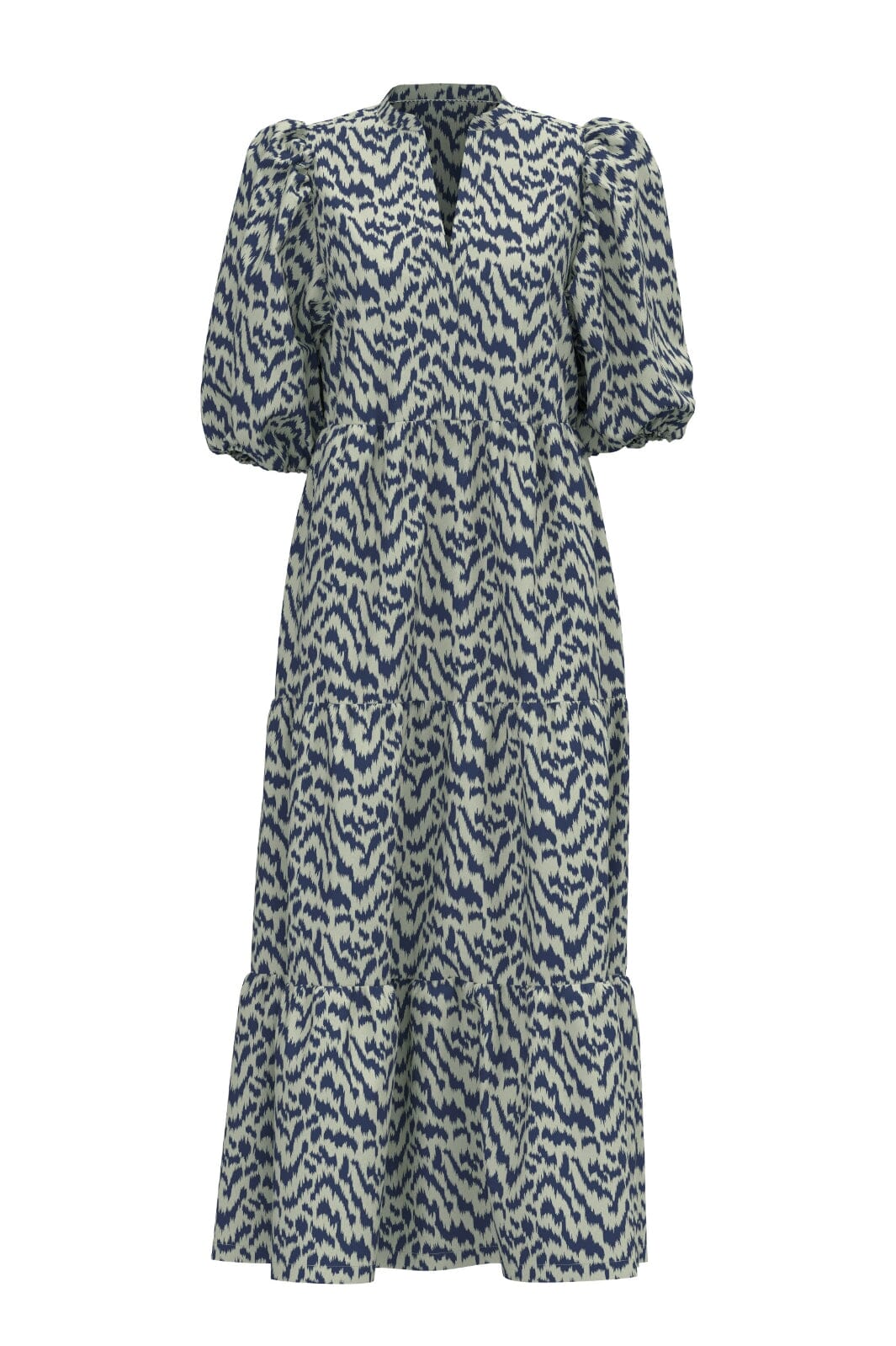 Forudbestilling - Co´couture - Atzicc Floor Dress 36423 - 586 Dusty Blue Kjoler 