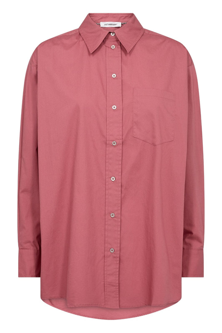 Forudbestilling - Co´couture - Coriscc Oversize Shirt 35408 - 528 Rhubarb Skjorter 